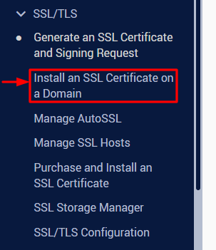 WHM Install SSL