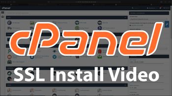 GeoTrust True BusinessID Wildcard cPanel install video screenshot