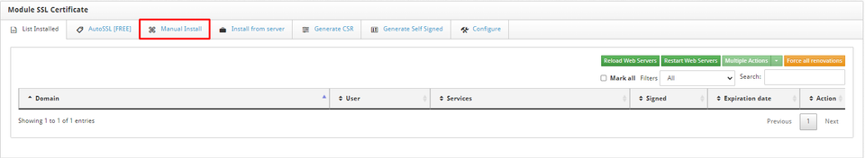 Centos Web Panel 7 Manual Install