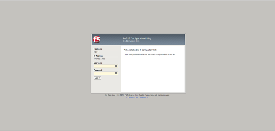 F5 BigIp Secure Login