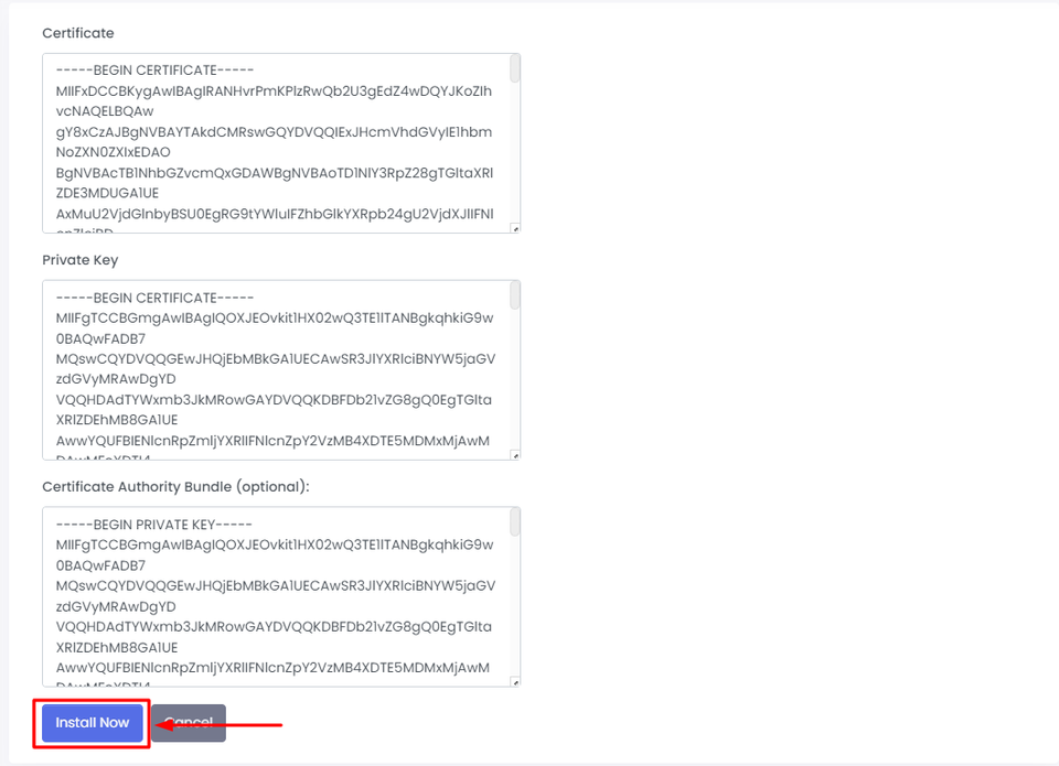 ZesleCP Paste SSL Details